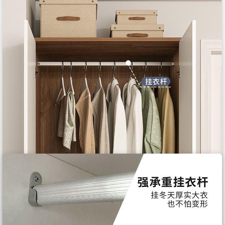 推拉门衣柜家用卧小户收型OOF宿舍衣服纳柜子出租室房用简易装衣