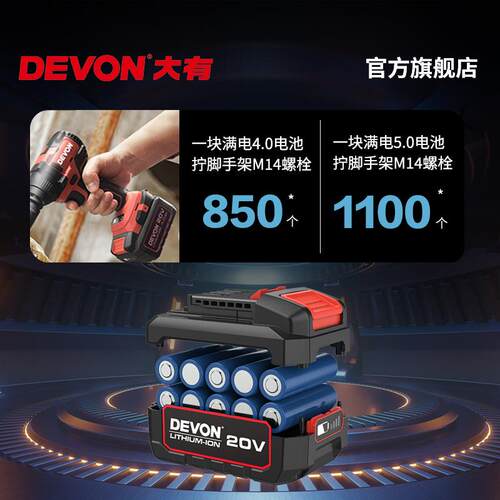 大有电动扳手573tb-540273扭力风炮锂大电冲击板大手友具工汽修轮