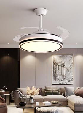 XUP风扇灯2025新家用一客厅餐厅吊扇灯卧款室电扇吊带灯体电风扇