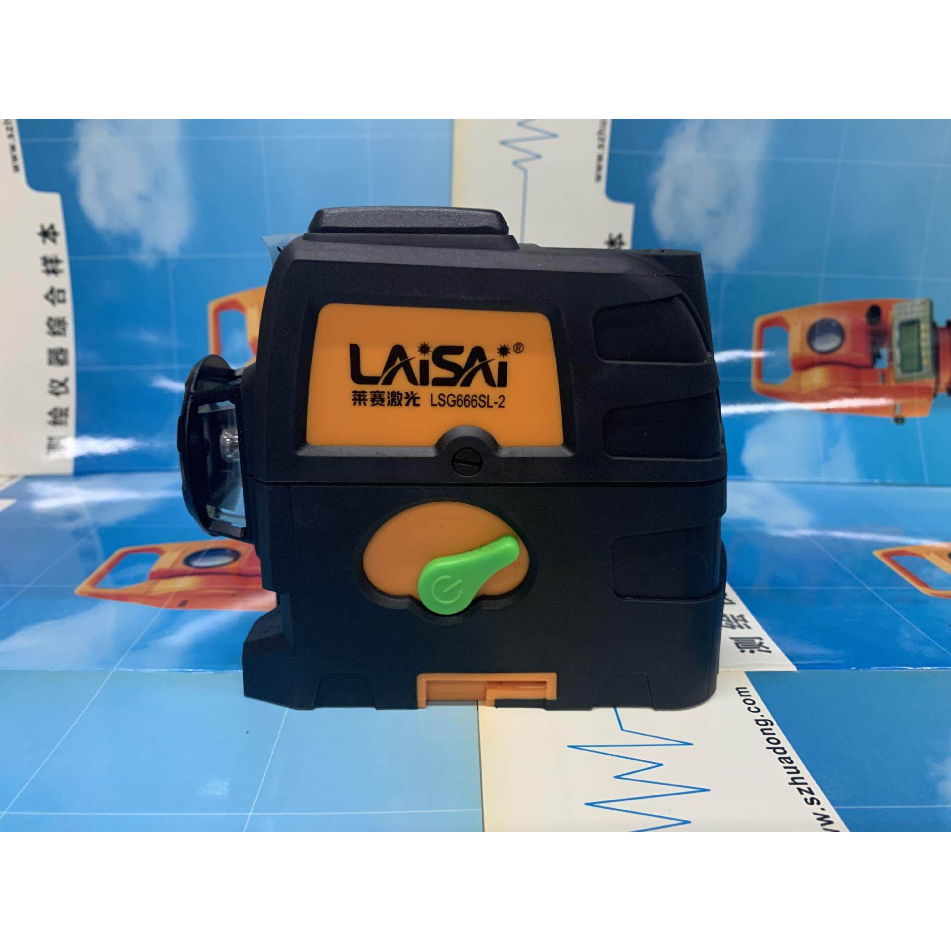 莱赛lsg666sl-2蓝绿光12线贴墙仪ls666sl红光12线强光水平仪锂电