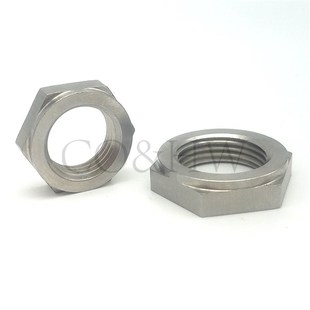 M16 M12 M20 M24 镀镍 细牙锁紧螺帽LVNM8 M30调整螺母PAW52 M10