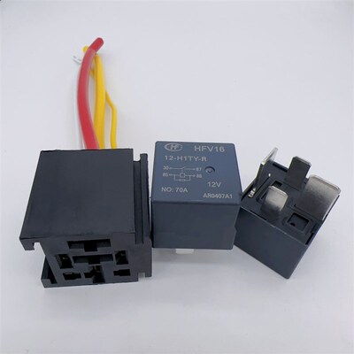 全新原装 HFV16 12-H1TY-R 合力叉车控制盒预热继电器12V 70A 4脚