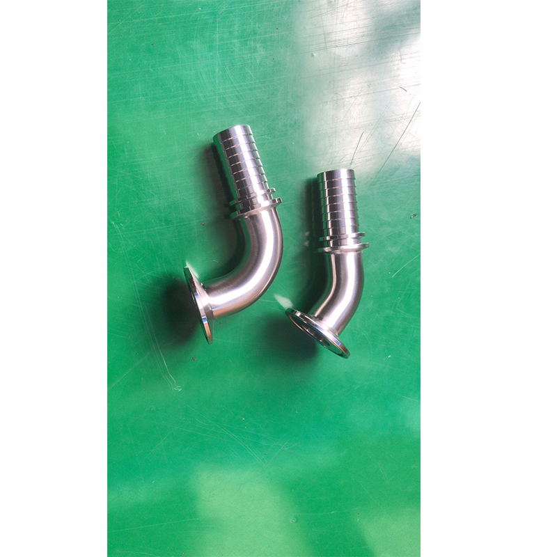 定做食品级夹头软管接头卫生级扣压弯管弯头软管接头直通卡套接头