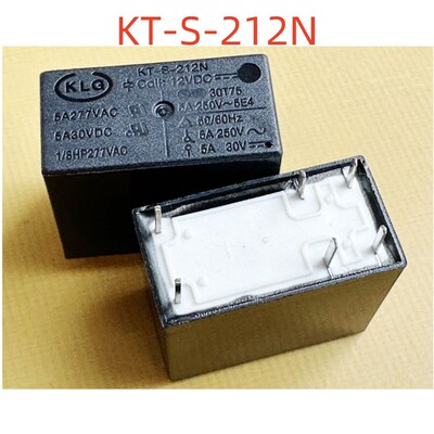 全新原装 6脚 5A 双开 功放 继电器 KT-S-212N 42F-2A-12V