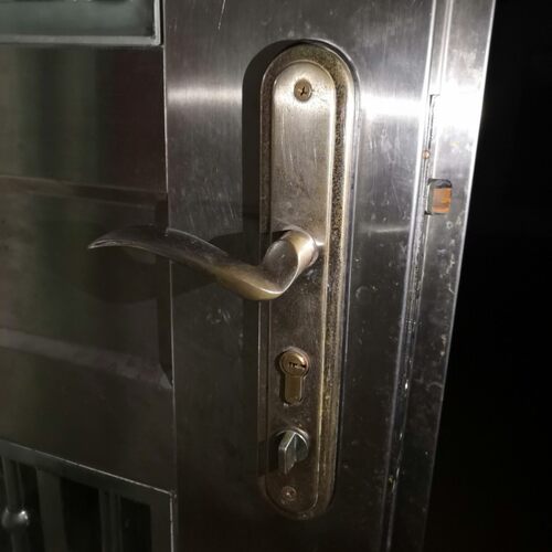老式防盗门锁单活双活入户装甲大门锁210MM面板把手C级B级门锁