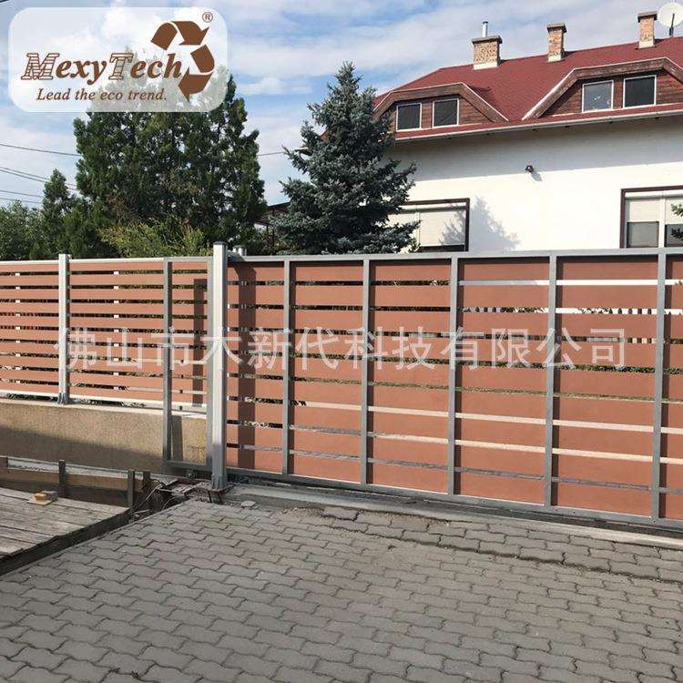 木塑防腐木篱笆栅栏门户外园艺乡村田园围栏花园庭院门围栏配套