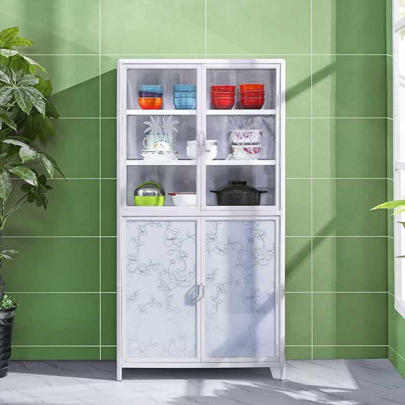 餐边柜简约家用碗柜铝合金碗筷收纳柜茶水柜农村防潮橱柜储物柜