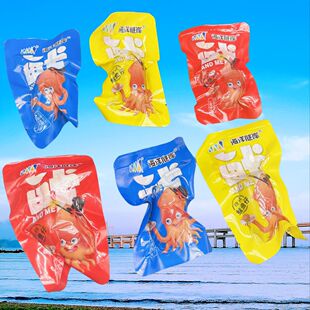 海洋庭岸山东裕达鱿鱼仔烧烤原味香辣独立包装 即食鱿鱼零食特产