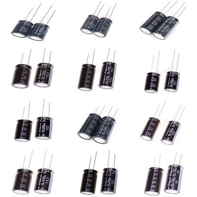 进口直插铝电解电容 2200UF/3300UF/4700UF 10V/16V/25V/35V/50V