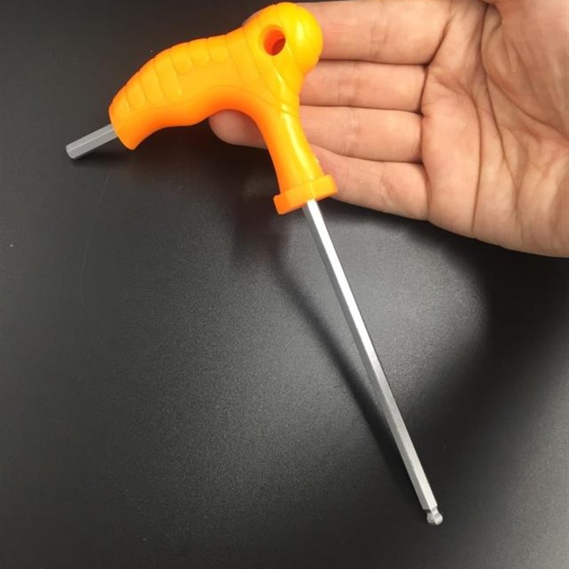 拐杖柄内六角扳手 胶柄内六角扳手 加长内六角平内六角