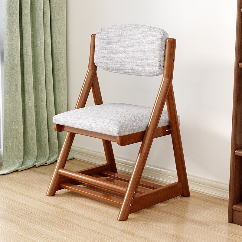 儿童实木学习椅可升降座椅多功能写字椅子可调节家用靠背宝宝餐椅