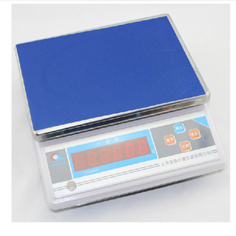上海浦春天平秤JSB10kg/0.1g电子天平电子秤计重称电子称工业称