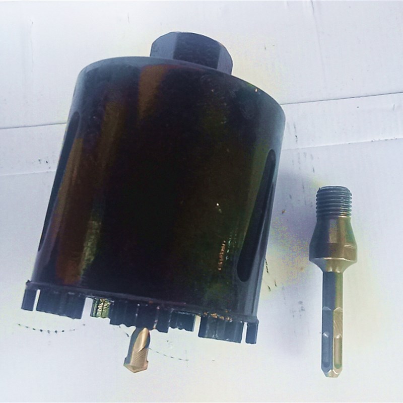 水钻头短干打线盒开孔器墙壁不加水干打150长砖墙112电锤钻头120