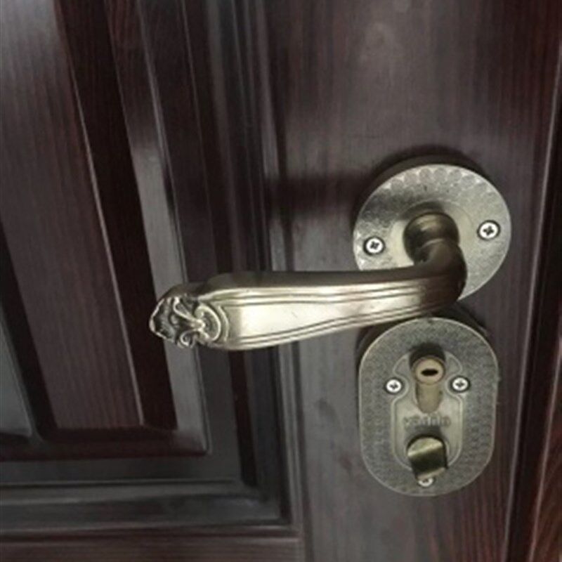 老式门防盗门分体把手雅帝乐百佳步阳防盗门专用拉手分体 2孔把手