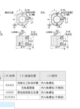 底座用支架圆柱型 圆管固定座 高度调整环SAYB SAYM SAYA SAYS
