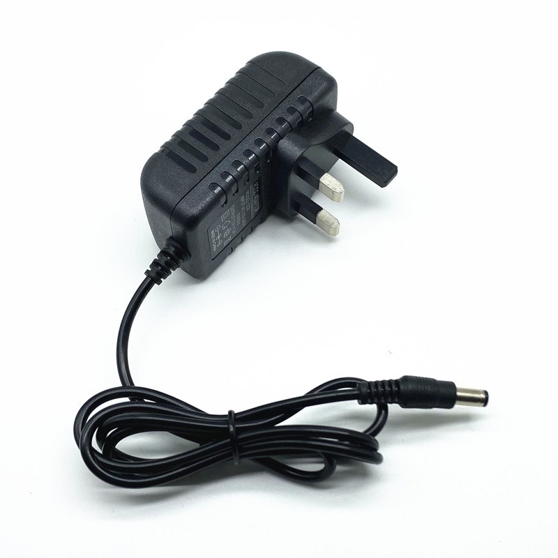 英规三脚火牛电源适配器3V5V6V9V12V1.5A15V24V2A英标UK变压器线