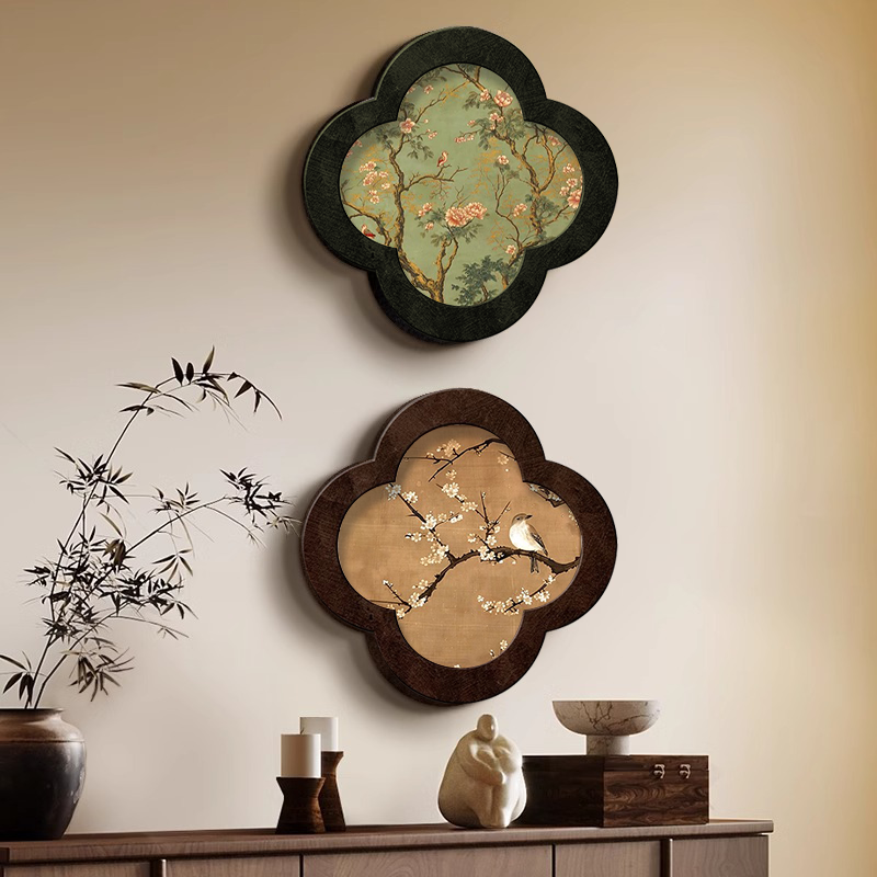 2025新品宋代美学餐厅挂画高级感