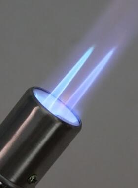 双火焰喷枪防风直冲打火机创意户外高温焊枪打火器点炭创意个性潮