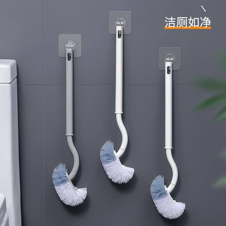 长柄尿壶刷弯曲小头儿童马桶刷家用夜壶刷尿盆便盆刷痰盂清洁刷子