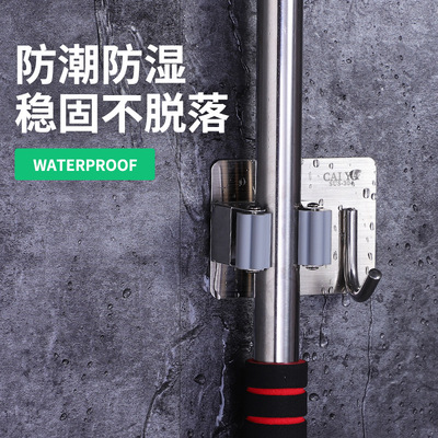 不锈钢厨房挂钩强力粘胶墙壁无痕贴单勾挂承重墙上浴室免打孔粘钩