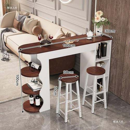 Y呑1靠墙家用吧台桌客厅隔断玄关柜小户型简约长条桌沙发边几小吧