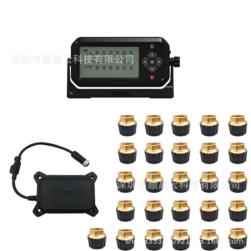 26轮工程车/卡车外置式OTR胎压监测系统TPMS支持自动换挂
