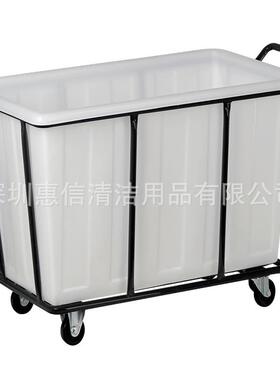 白云清洁洗衣房布草车工厂大型布草车手推车布草框推货车AF08214