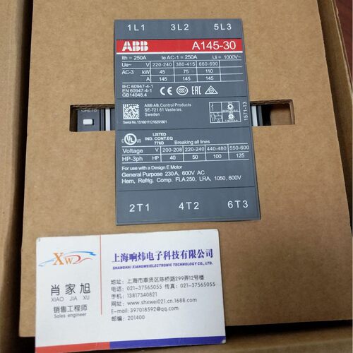 ABB   AF400-30-11    接触器    AF400-30-11AF400-30-11