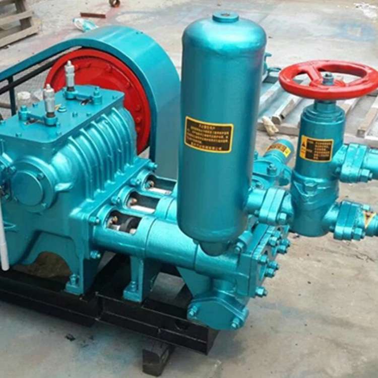 现货BW250灰浆注浆泵15kw高压灰浆注浆泵卧式三缸活塞水泥注浆机