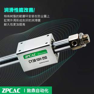 CY1B15 100 800 无杆气缸RMS 1000 500 CY3B15H 400 磁藕合式 200