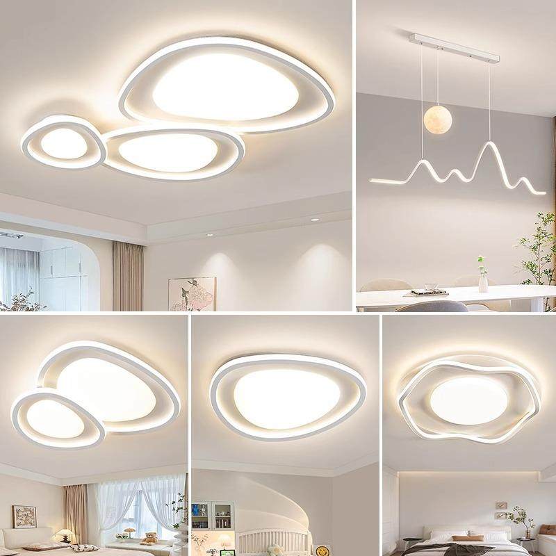 客厅灯简约现代大气超亮主灯鹅卵石护眼灯LED吸顶灯全屋灯具套餐,鲜花速递/花卉仿真/绿植园艺,割草机/草坪机,淘宝优惠券,粉丝福利购,淘宝优惠卷