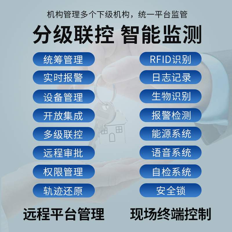 智能钥匙柜RFID识别车辆钥匙管理柜刷卡指纹识别公检法单位钥匙箱