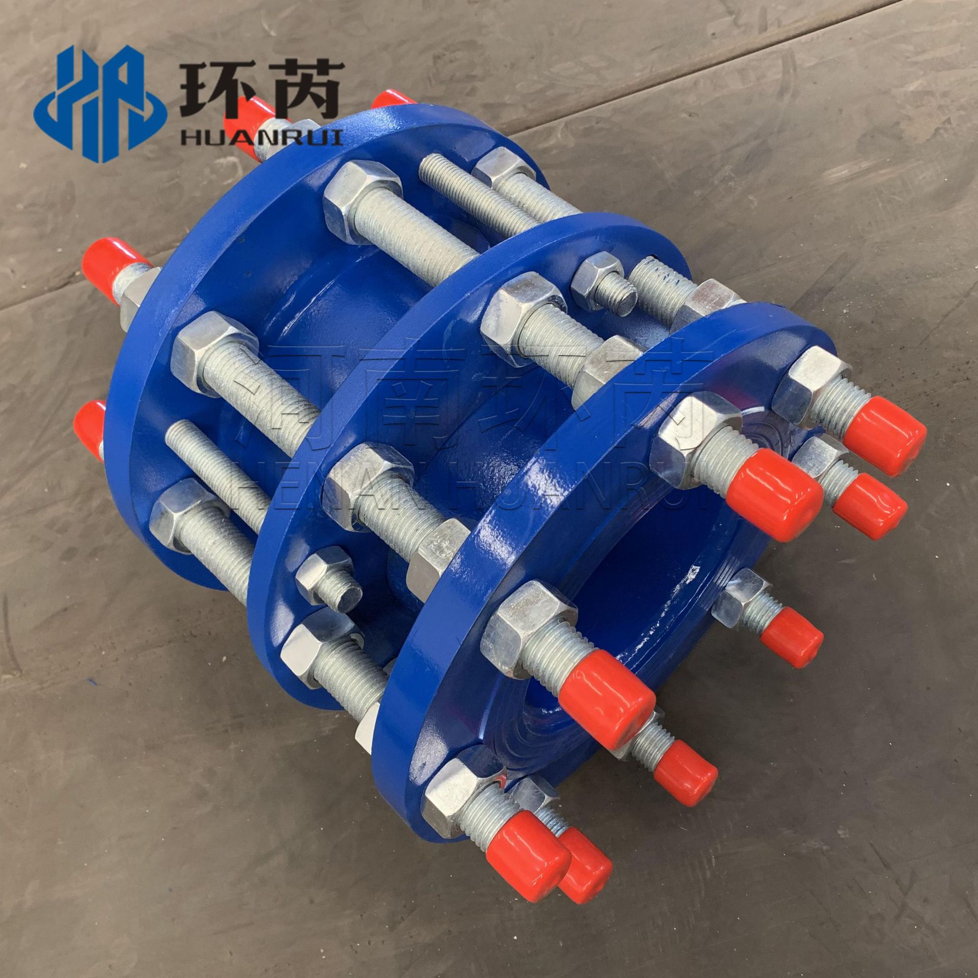 环芮不锈钢管道补偿器松套伸缩节C2F型可拆卸双法兰传力伸缩接头