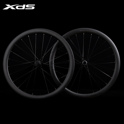 喜德盛AD350 Branta base 碳纤维轮组碟刹公路车轮组轮毂车圈