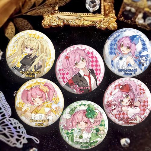 守护甜心二次元周边吧唧徽章谷子歌呗亚梦美琪方块小丝小兰徽章