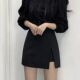 bodycon 女士高腰开叉a字包臀裙High skirt line waisted split