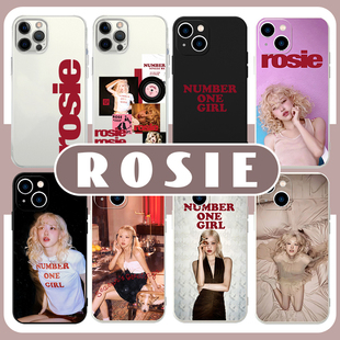 Rosie手机壳苹果15华为mate60rose朴彩英iPhone16promax小米14专辑OPPO新歌vivo同款 12英文13明星40周边x适用
