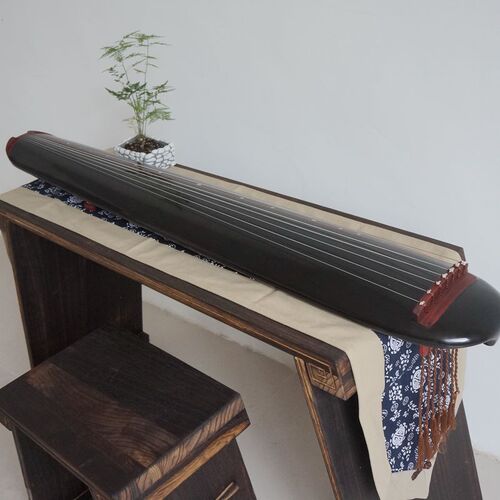 包邮古琴桌旗盖布加p厚青花双层蓝花布桌布防尘琴罩防滑挡灰布