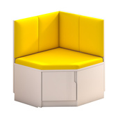 转角卡座沙发软包坐垫一体柜家用大容量收纳储物凳Y子餐桌椅组合