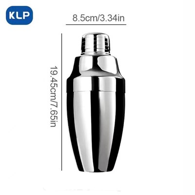 KLP  镜系列8K镜面Y款三段式专T业调酒器雪克壶