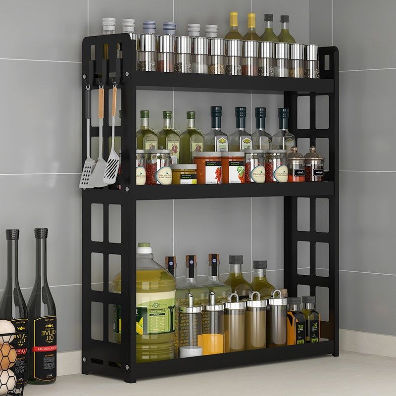 厨房多层调料调味置物架筷子刀架台面多功O能用品收纳碳钢烤漆,厨房/烹饪用具,调料置物架,淘宝优惠券,粉丝福利购,淘宝优惠卷