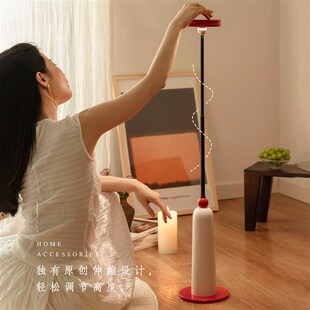 GOSHAWKg轻奢海外客厅伸缩台灯现代极简创意艺术高级感卧室落地灯