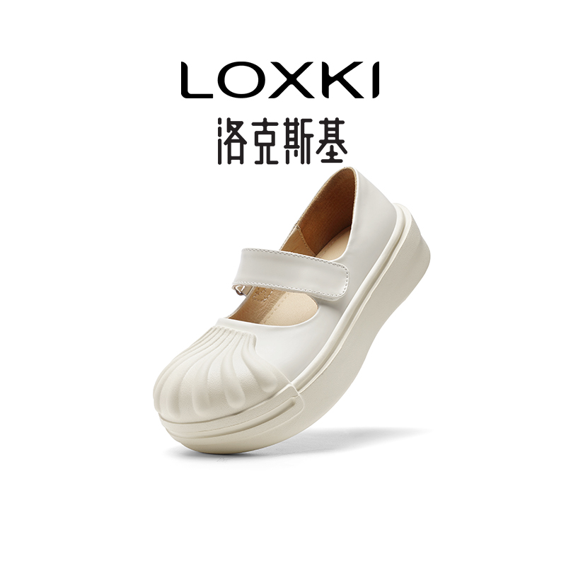 LOXKI玛丽珍女鞋贝壳头