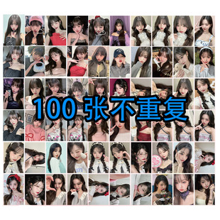 IVE张元英小卡张员瑛Wonyoung周边高清照片100张不重复LOMO卡收藏