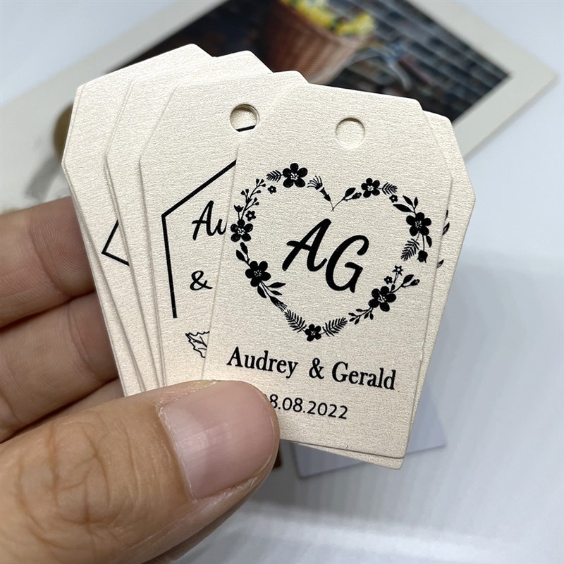 现货速发100 /set Persoized Weddig Tags, Labels, Cady Favors