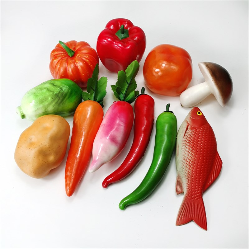 速发仿真蔬菜假水果模型玩具儿童食物拍摄摆件陈列道具样板间房装