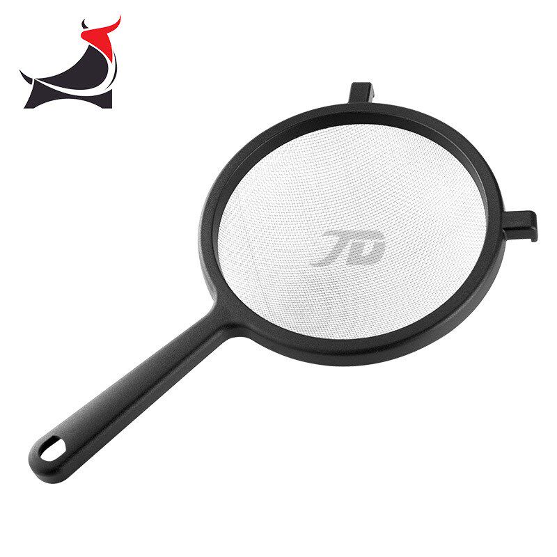 速发烘焙不锈钢面粉筛捞篱过料抦烘培筛持糖粉筛家用手滤网油渣塑