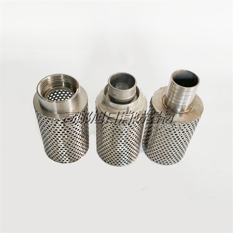 速发不锈钢吸水管过滤网滤水器花蓝泵汽油机抽水D65