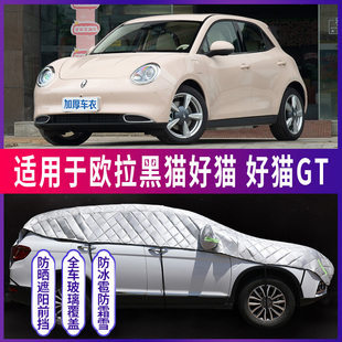 速发欧拉好猫GT晒猫专汽用车车衣车罩车顶遮半罩防黑防冰雹神器特