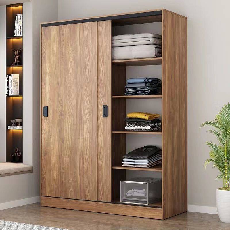 衣柜家用卧室推拉门简易组装大容量出租屋柜子小户型收纳柜大衣橱